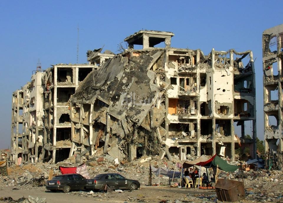 أثار العدوان على أبراج شمال قطاع غزة