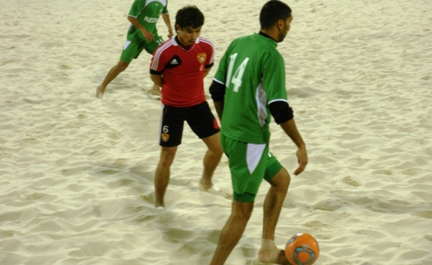 جانب من المباراة