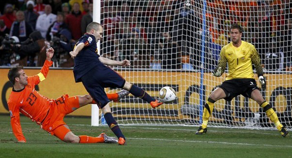 جانب من المباراة النهائية لكأس العالم 2010