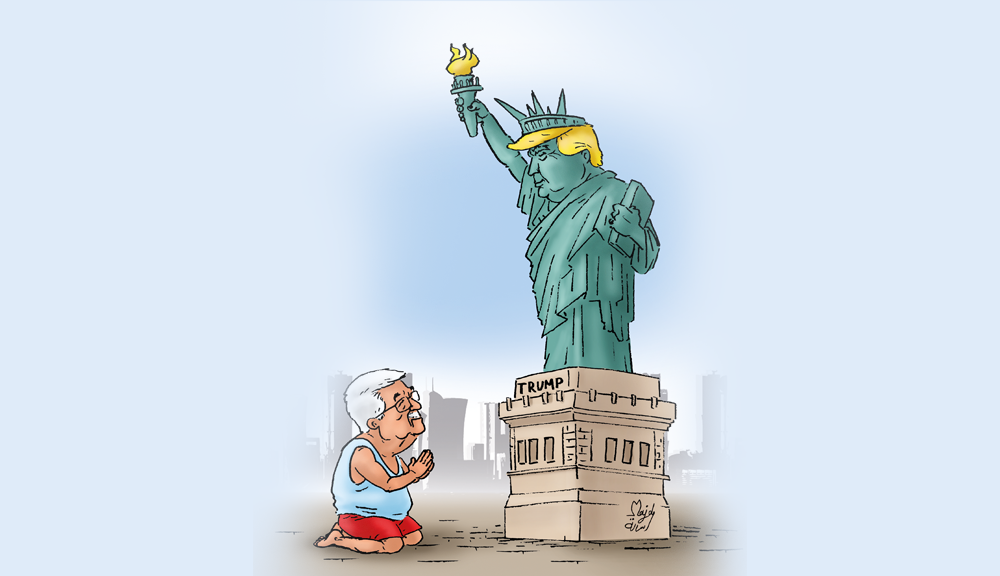 كاريكاتير الرسالة للرسام مجد الهسي