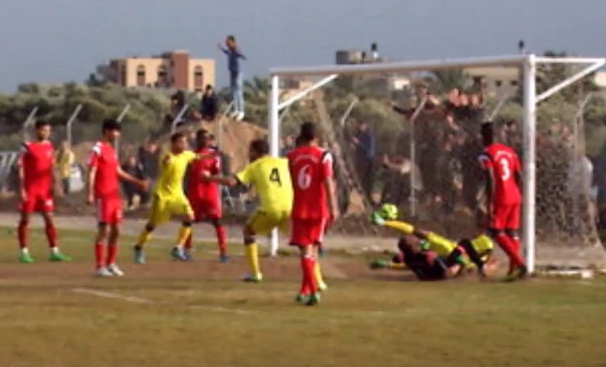 جانب من المباراة