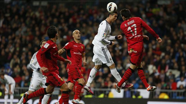 جانب من مباراة ريال مدريد ومايوركا