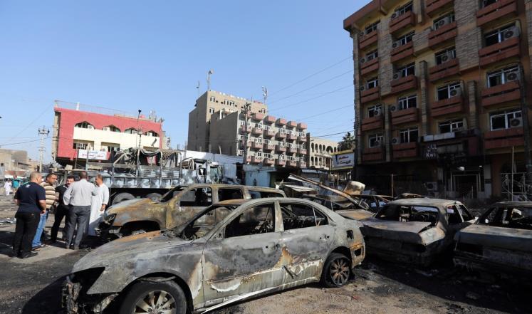 تفجيران يوقعان عشرات القتلى والجرحى ببغداد