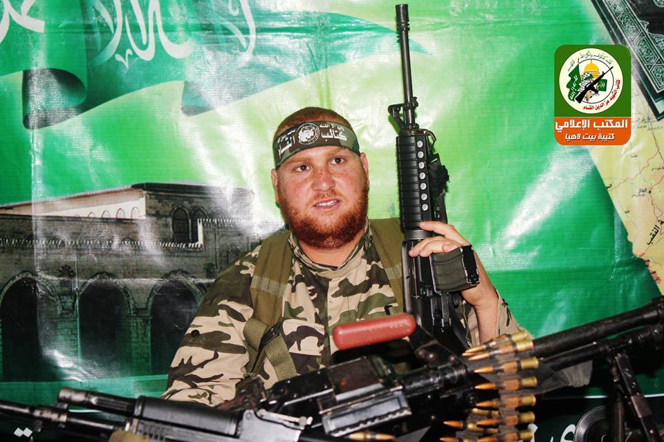 القسامي صخر البحري الذي استشهد ظهر اليوم في حادث عرضي