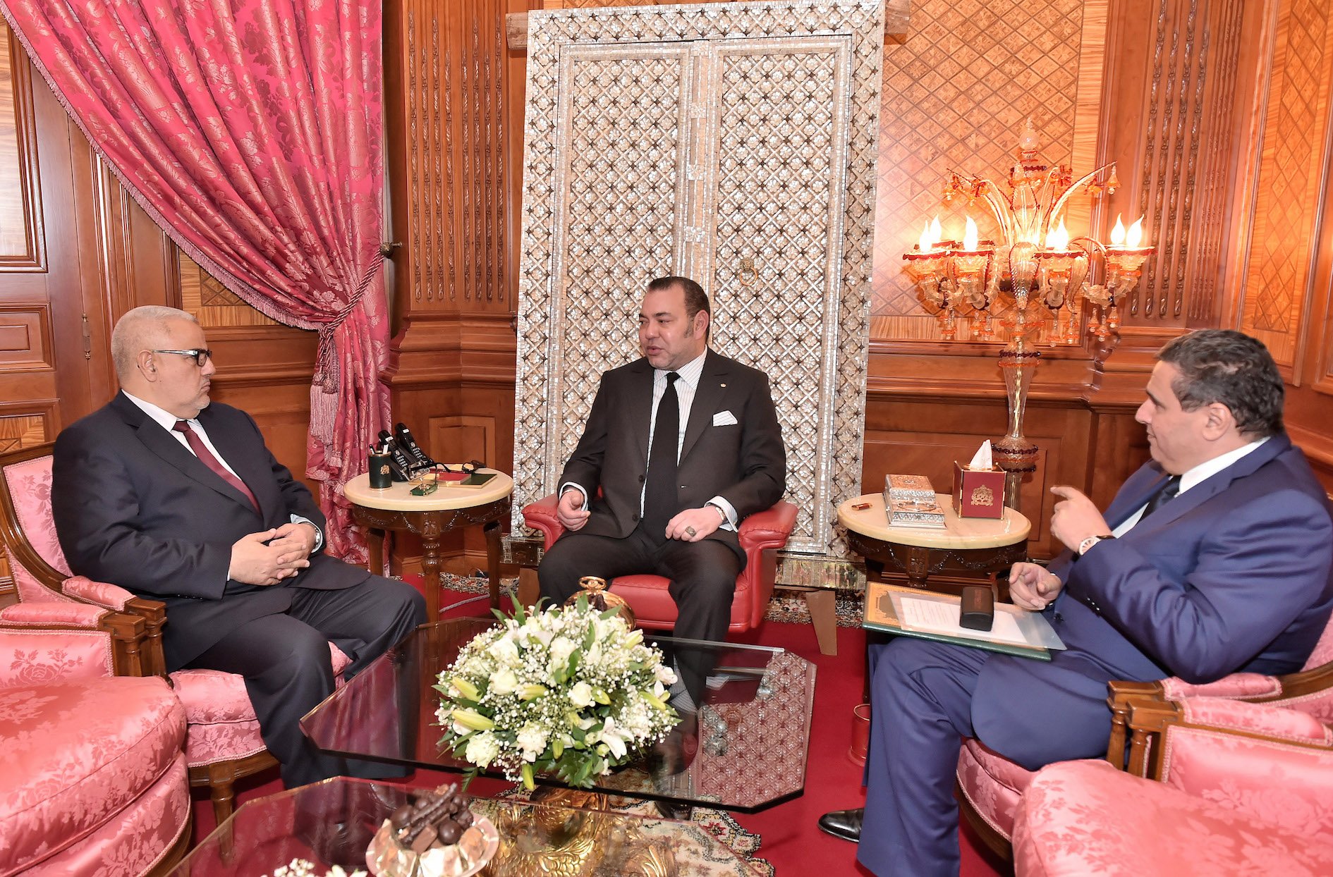 ملك المغرب وبنكيران