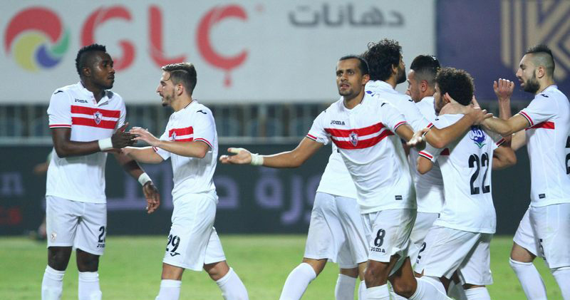 فرحة لاعبي الزمالك بالفوز
