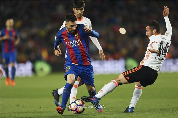 جانب من المباراة