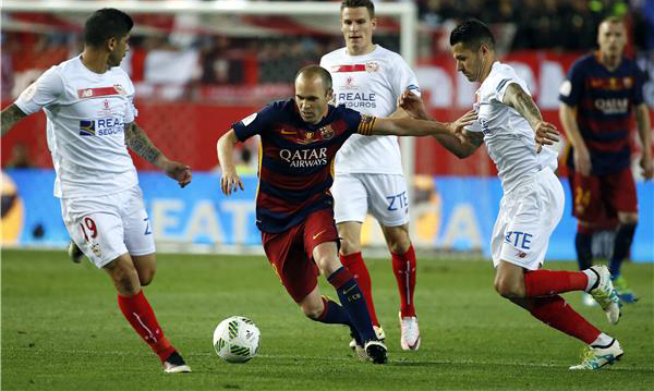 جانب من المباراة