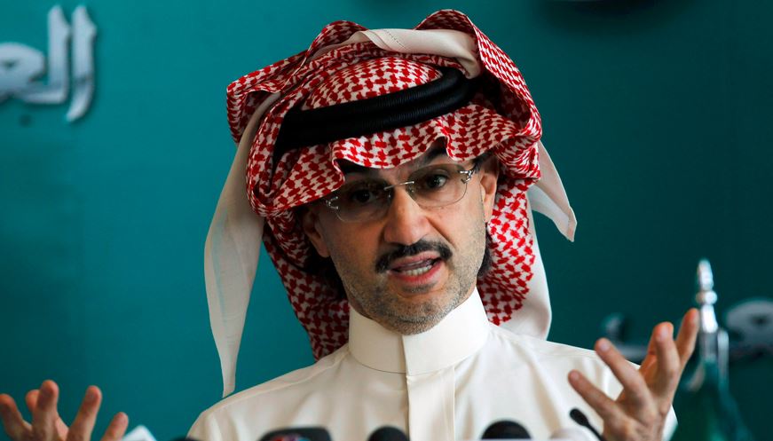  الملياردير السعودي، الأمير الوليد بن طلال، رئيس مجلس إدارة شركة المملكة القابضة