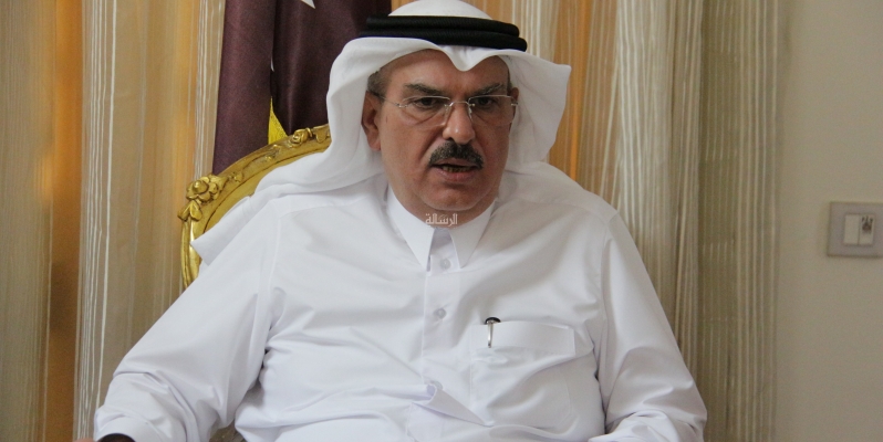 السفير القطري محمد العمادي 