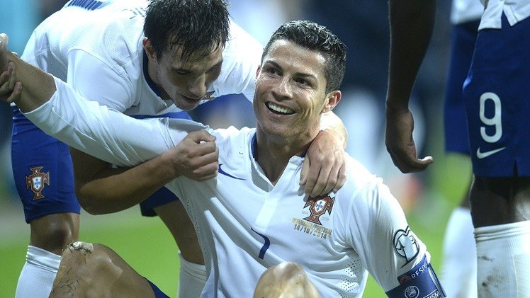 فرحة رونالدو بالهدف