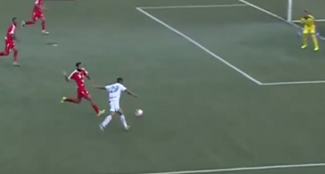 جانب من المباراة