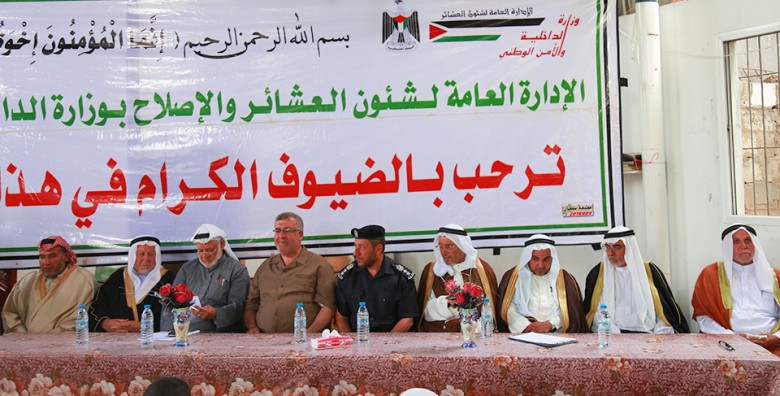 صلح عشائري بين عائلتي عبد الله والأسطل شمال القطاع