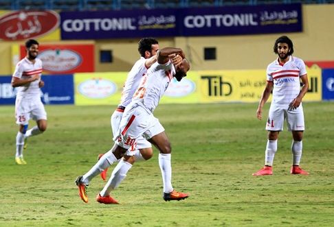 فرحة لاعبي الزمالك بالفوز