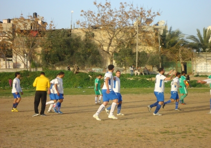 فرحة لاعبي منتخب الشرطة