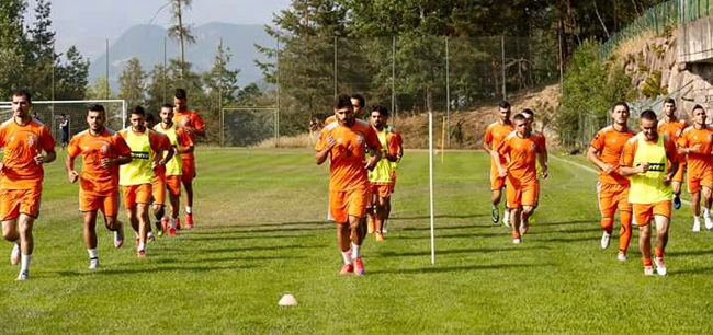 جانب من تدريبات أهلي الخليل