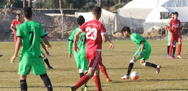 جانب من المباراة