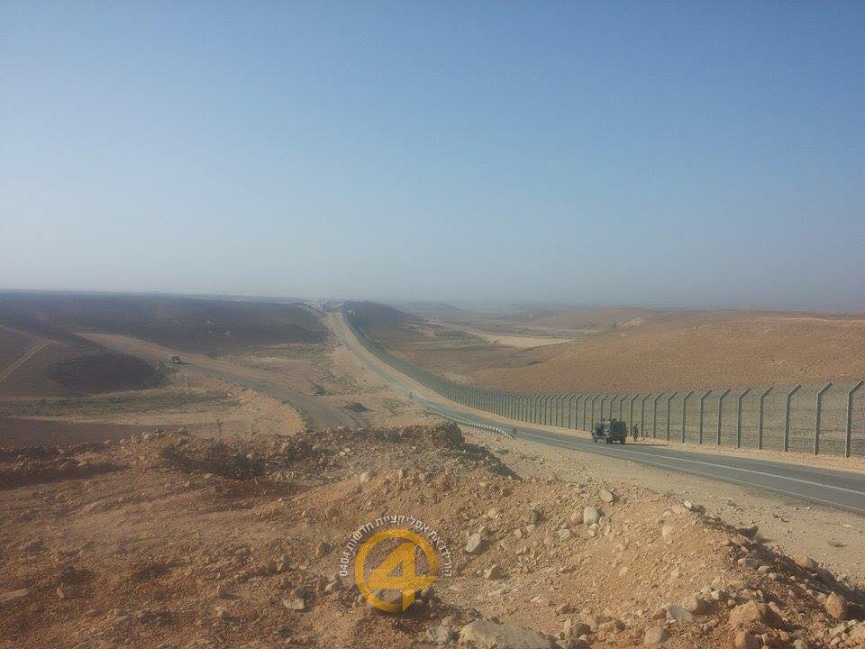 الحدود الشرقية للقطاع (0404 العبري)