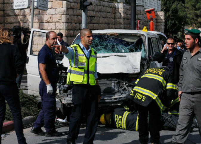  دهس جندي " اسرائيلي "  قرب الخليل