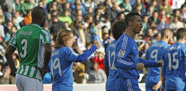 فرحة كريستيانو رونالدو بالهدف الأول