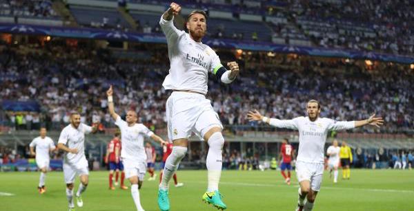 فرحة راموس بالهدف