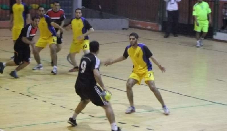 جانب من أحد مباريات دوري اليد