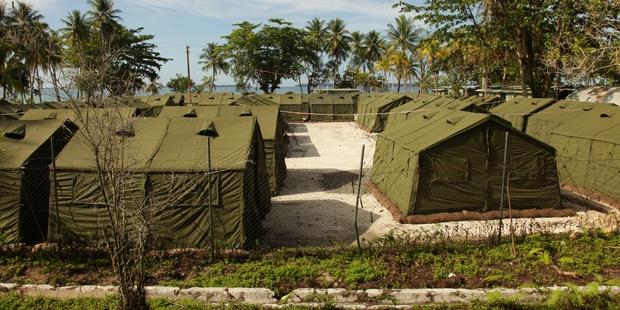 أحد مراكز احتجاز اللاجئين في أستراليا