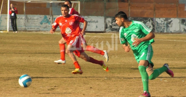 جانب من مباراة الشجاعية والأهلي