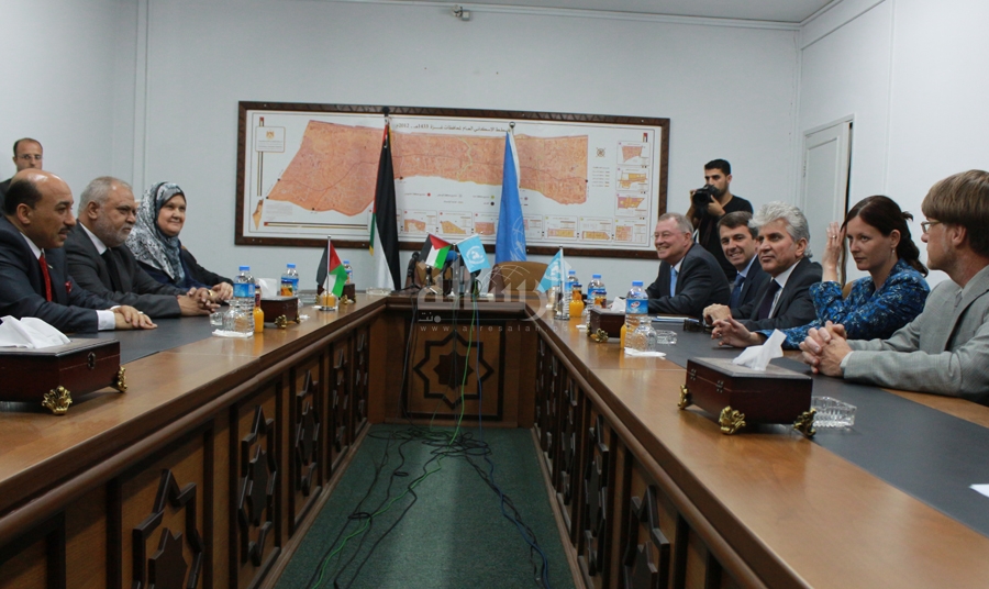 خلال زيارة وفد الأمم المتحدة 