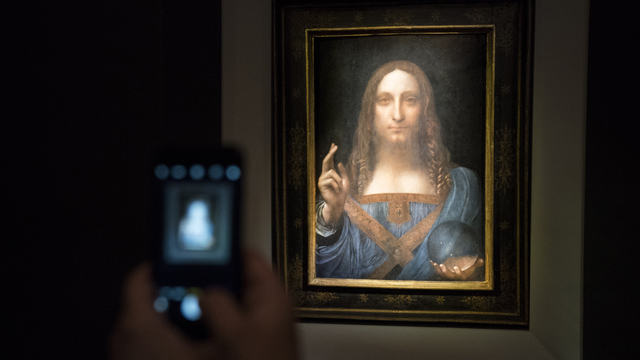 لوحة "سلفاتور مندي" لدافنشي