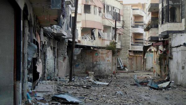 جانب من الدمار بمحافظة إدلب "أرشيفية"