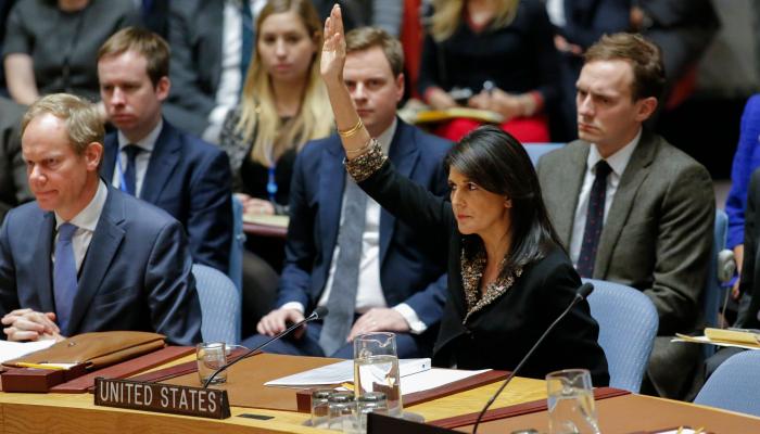 إدانة دولية لسادس "فيتو" أمريكي ضد القدس