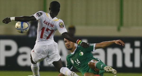 جانب من مباراة الجزائر والسنغال