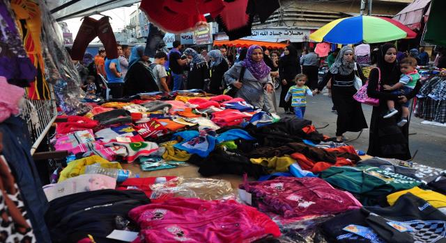 الأسواق الغزية خلال العيد