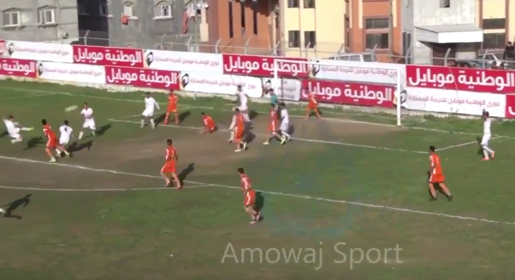 لحظة إحراز القوقا الهدف