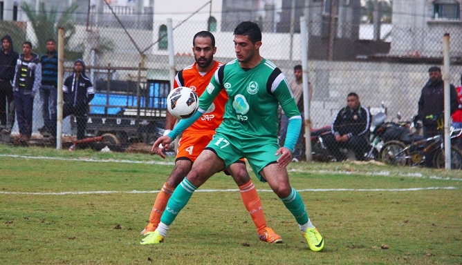 جانب من المباراة