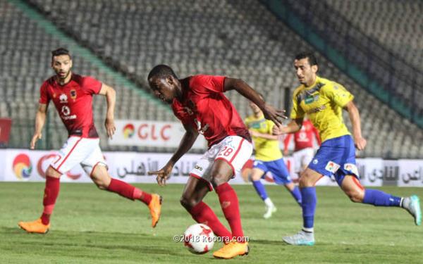 جانب من مباراة الأهلي وطنطا