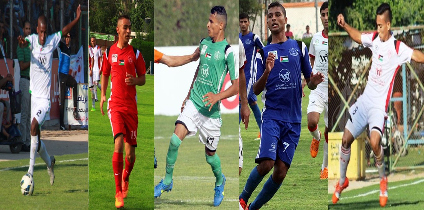 من اليمين: الأشقر, أبو دان, الجرمي, شكشك, الغواش