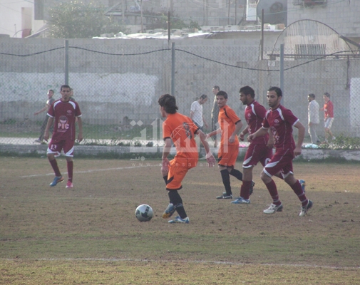 جانب من مباراة الرضوان والجلاء
