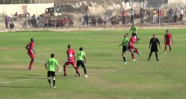 جانب من المباراة