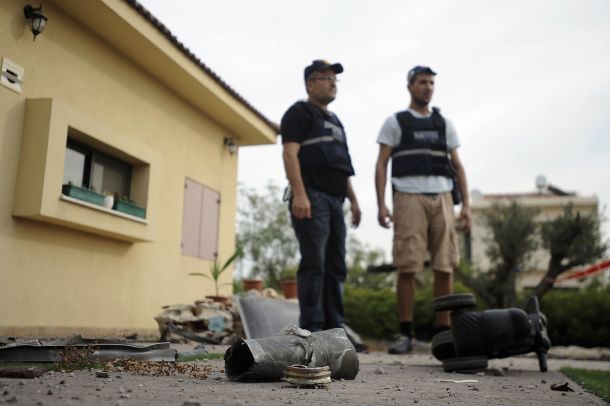  سقوط صاروخ على اسرائيل (أرشيف)