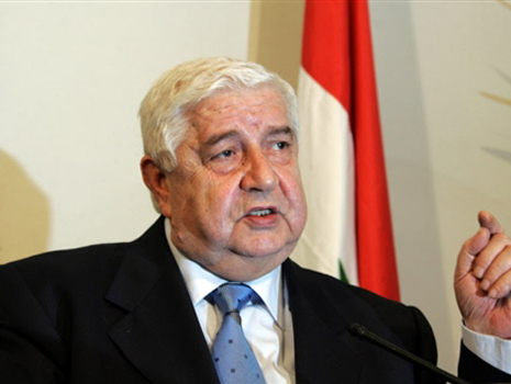 وليد المعلم وزير الخارجية السوري