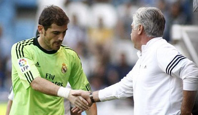 أنشيلوتي يخشى رحيل كاسياس في عهده