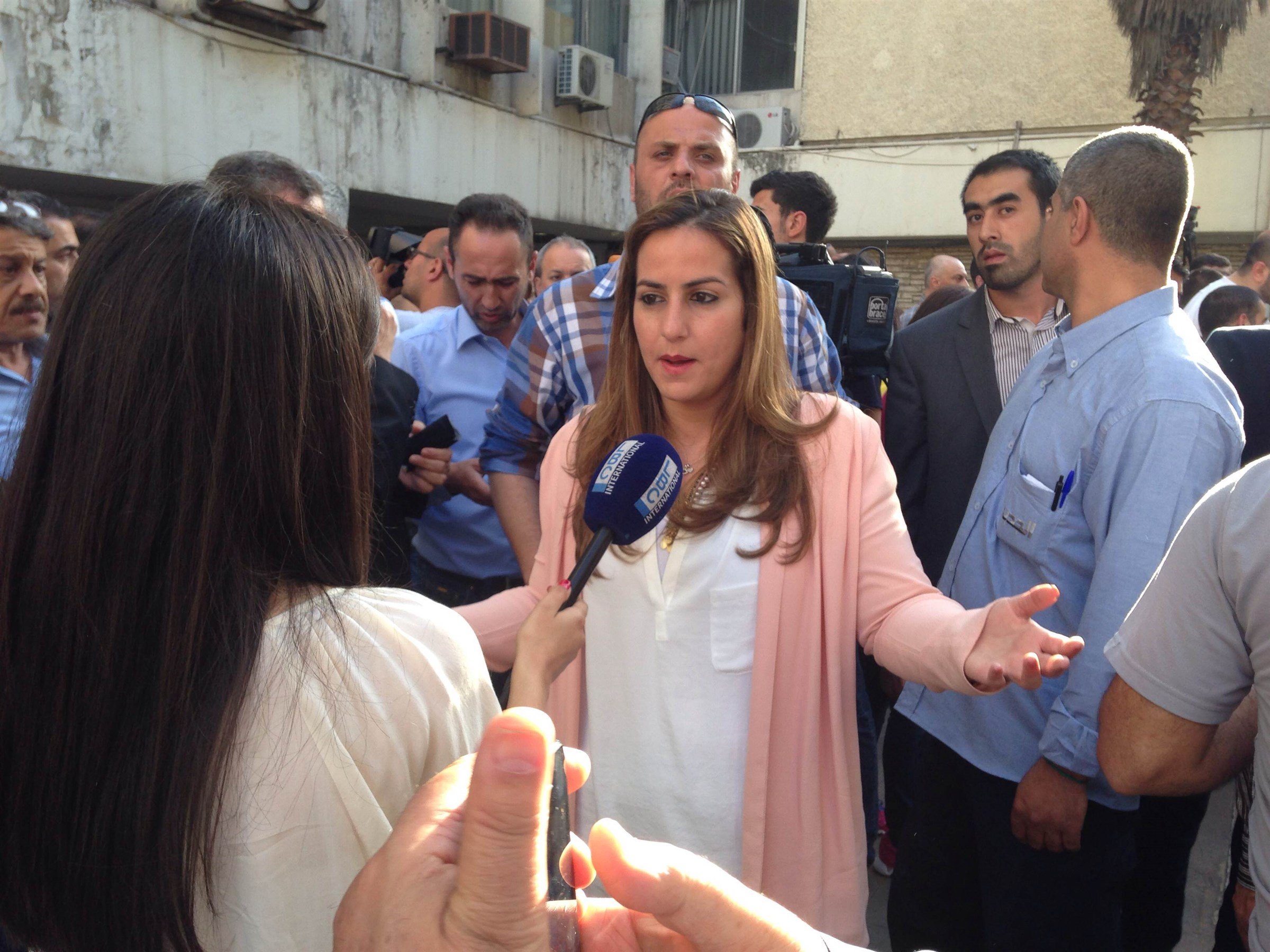 مديرة الأخبار في قناة "الجديد" اللبنانيّة، كرمى الخياط، 