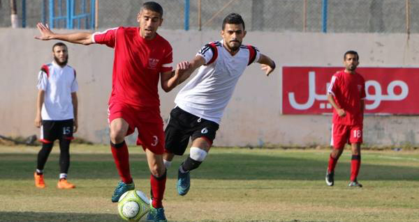 جانب من مباراة جماعي رفح وأهلي النصيرات
