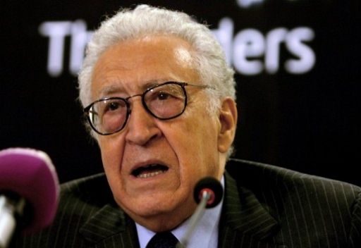 الموفد الدولي إلى سورية الأخضر الإبراهيمي 